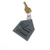 PErsonalized new home owners leather keychain