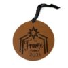 Guiding star Christmas ornament personalized