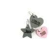 Dog and Cat Pet Id Tags Leather with name and phone number