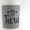 Personalized Gifts for Coffee Lovers | Leather Wrapped Coffee Mug with First Name